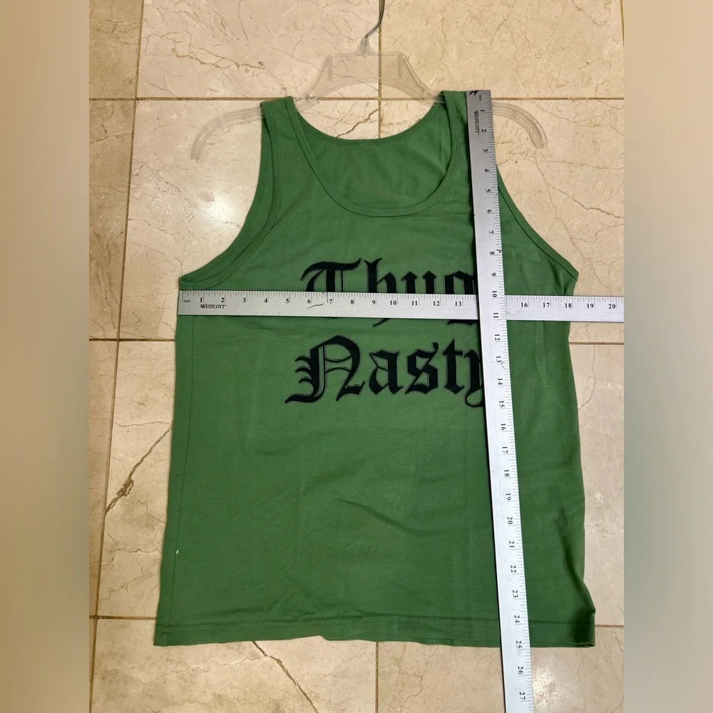 FREE with purchase: Thug Nasty Tank, Green, NWOT, Sz M - Picture 5 of 5